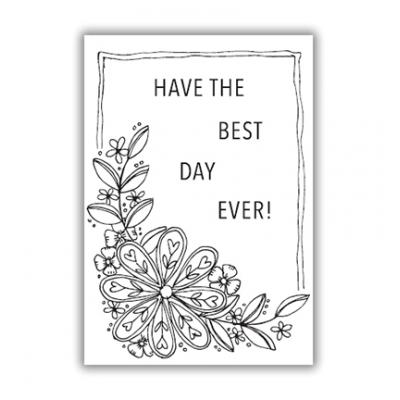 Julie Hickey Designs Clear Stamps - Best Day